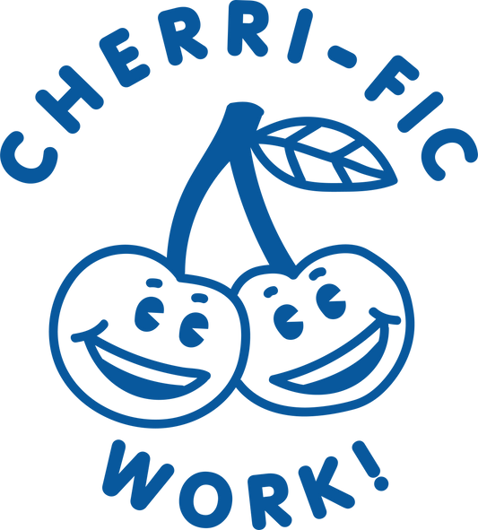 CHERRIFIC PUN PRE INKED STAMP