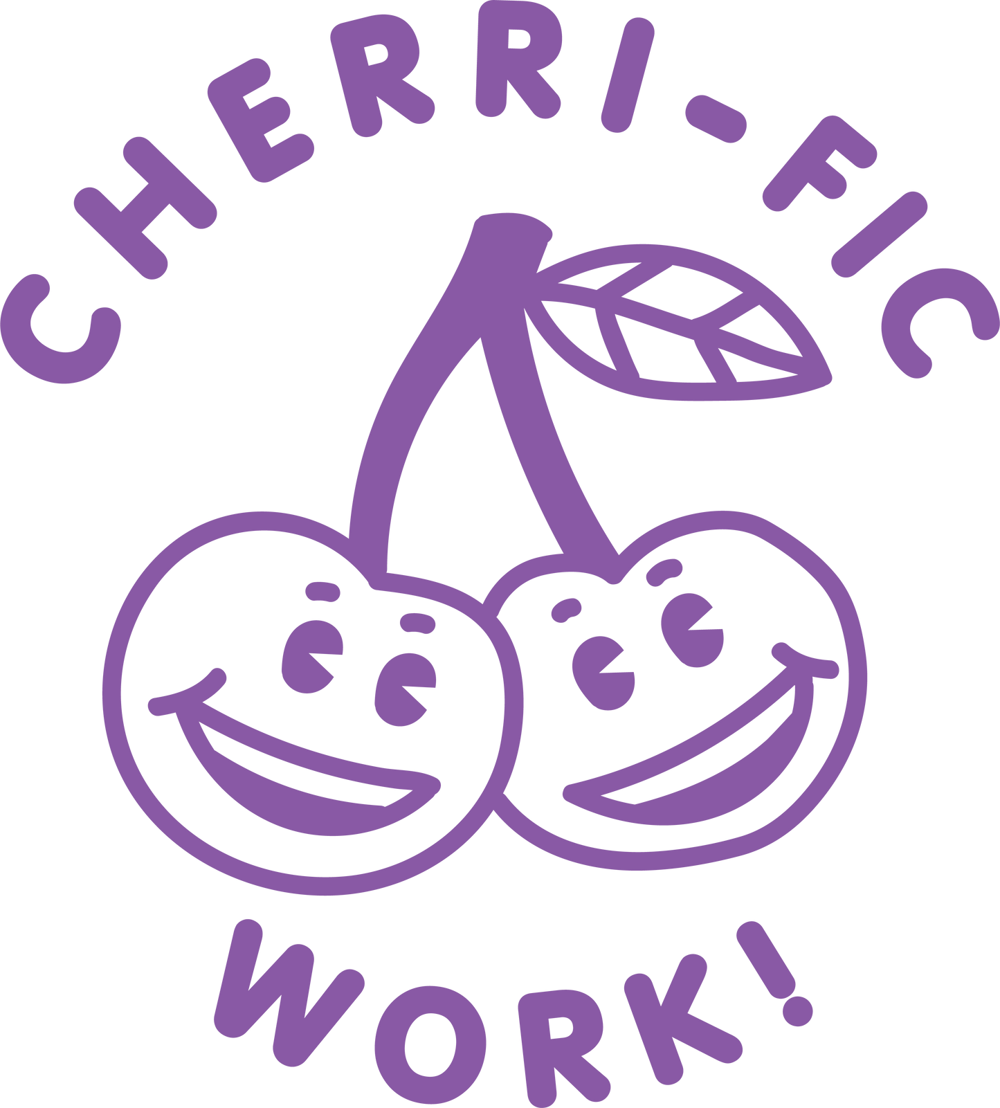 CHERRIFIC PUN PRE INKED STAMP