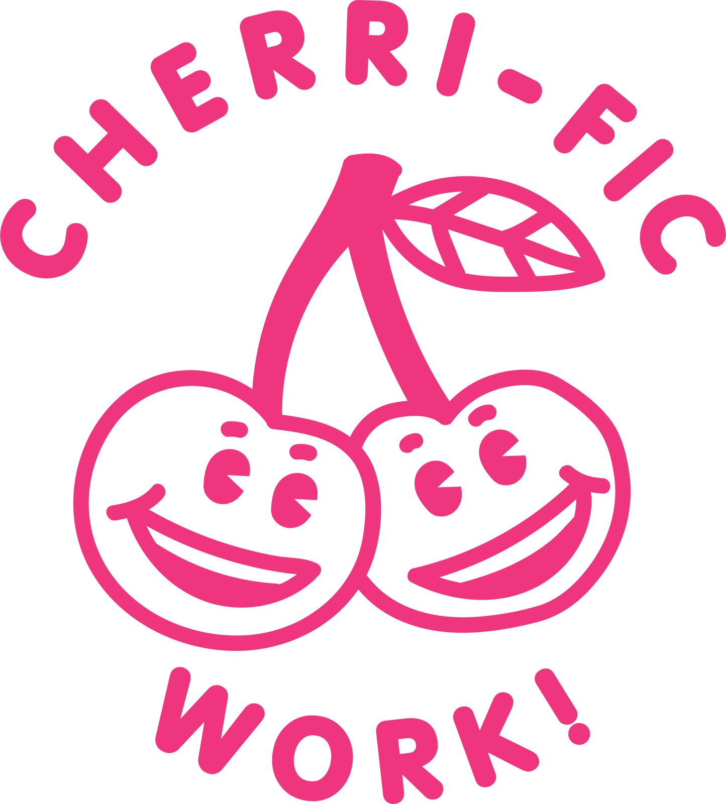 CHERRIFIC PUN PRE INKED STAMP