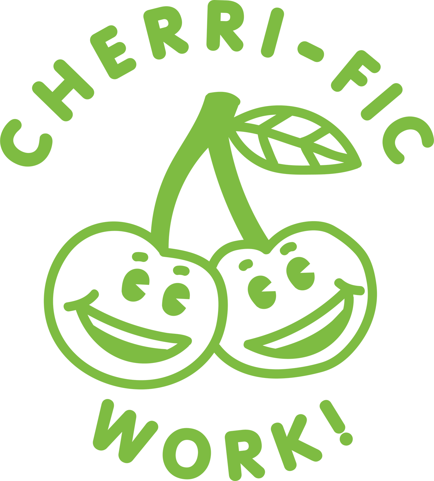 CHERRIFIC PUN PRE INKED STAMP