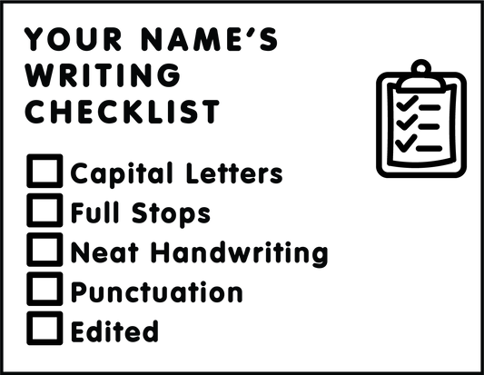 TEACHER WRITING CHECKLIST STAMP