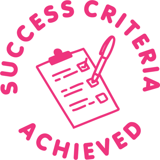 SUCCESS CRITERIA ACHIEVED STAMP