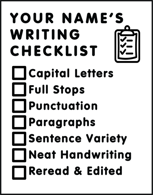 TEACHER WRITING CHECKLIST STAMP 2
