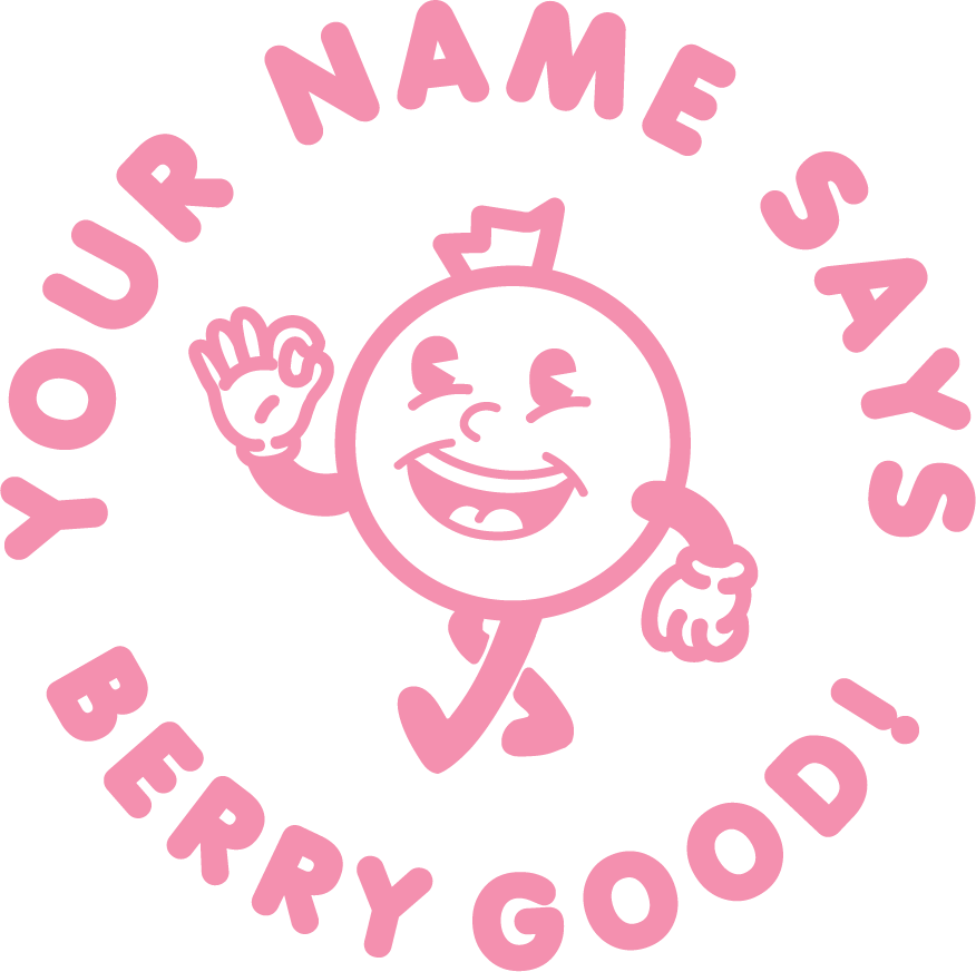 BERRY GOOD CUSTOMISABLE STAMP