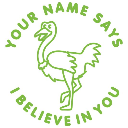 EMU ENCOURAGEMENT CUSTOMISABLE STAMP