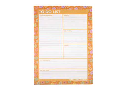 SUMMER FLOWERS NOTEPAD