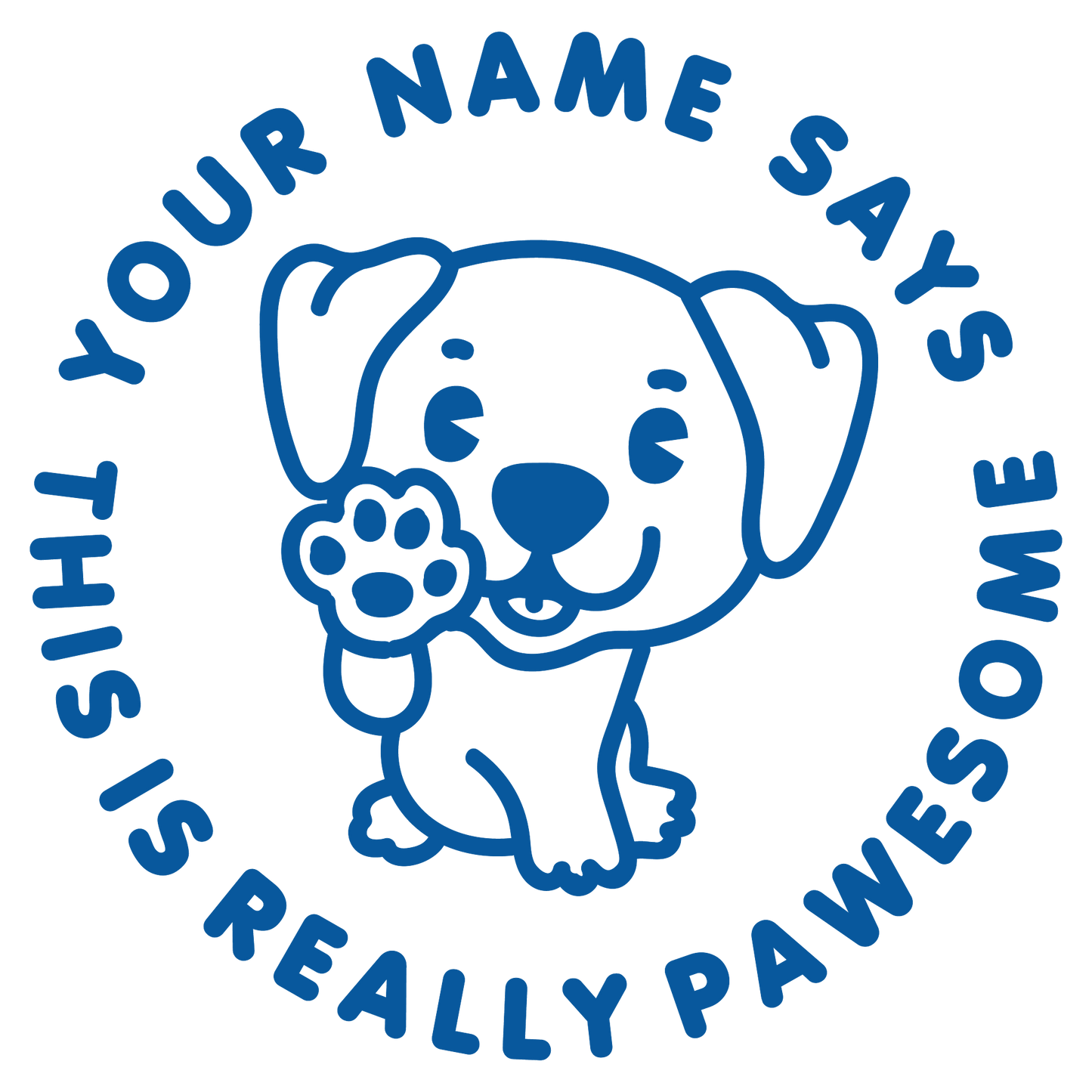 PAWESOME CUSTOMISABLE STAMP