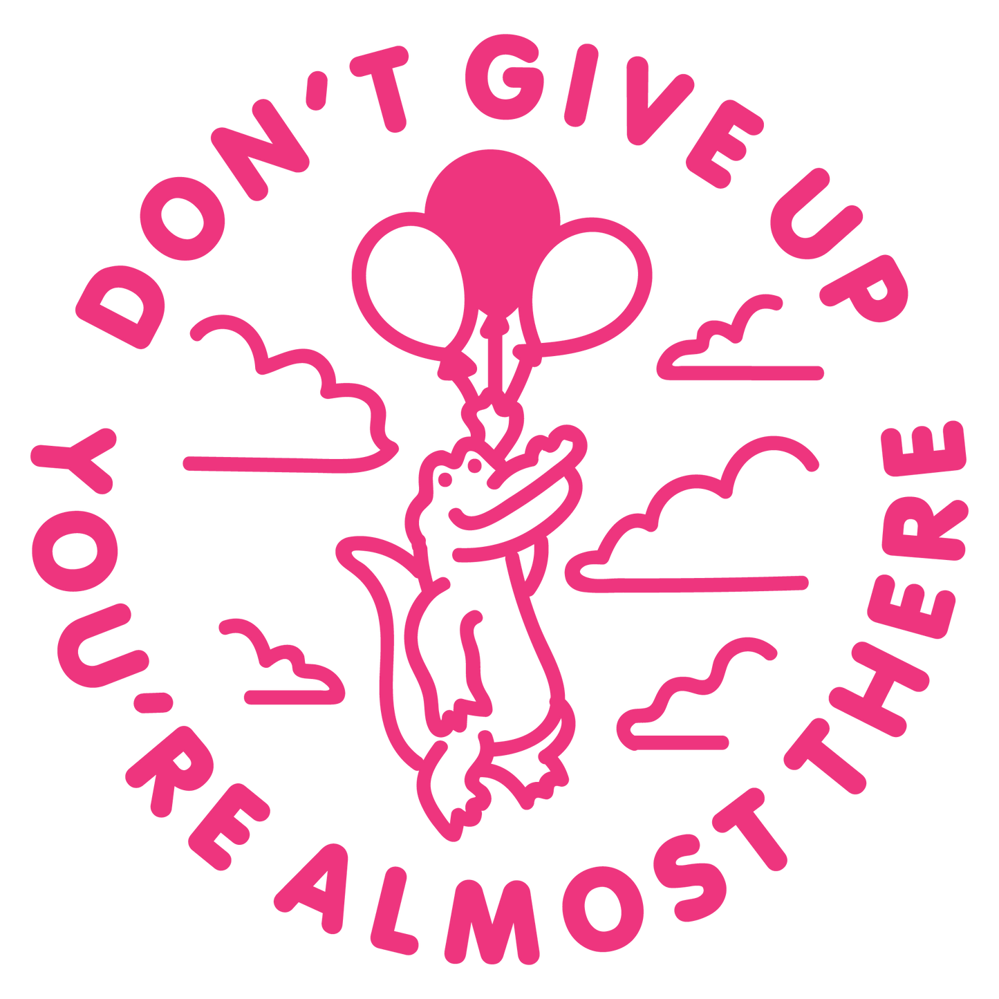 DON'T GIVE UP STAMP