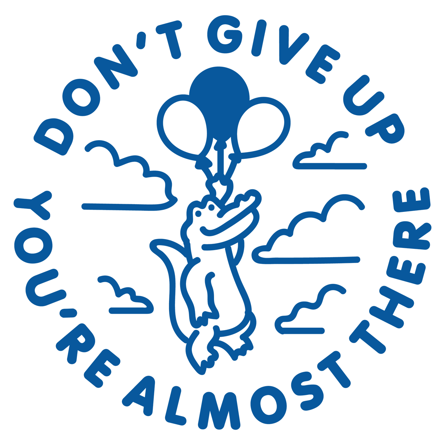 DON'T GIVE UP STAMP