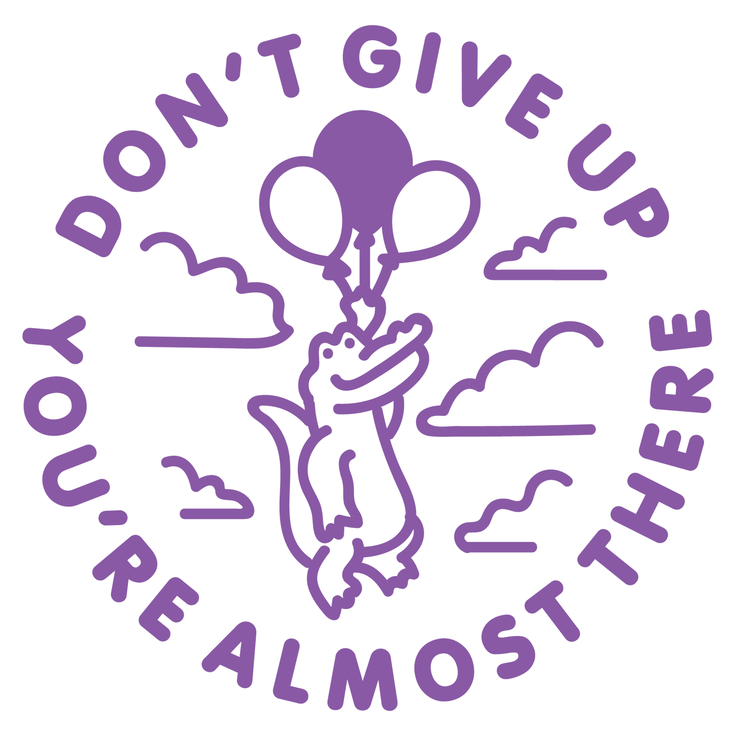 DON'T GIVE UP STAMP