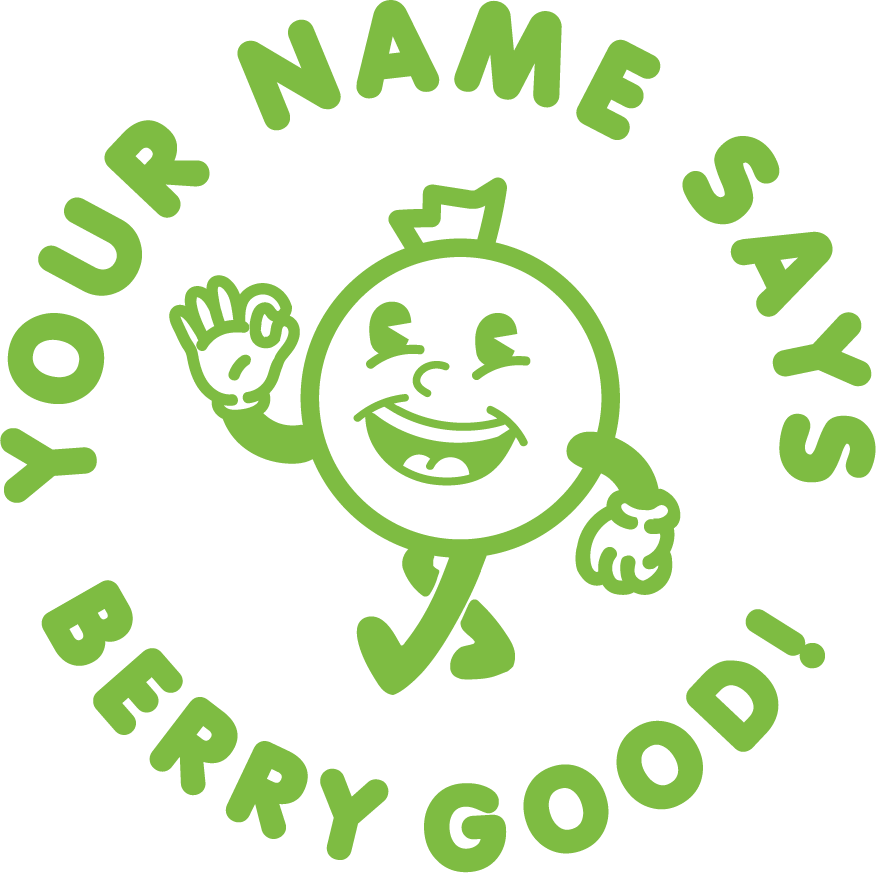 BERRY GOOD CUSTOMISABLE STAMP