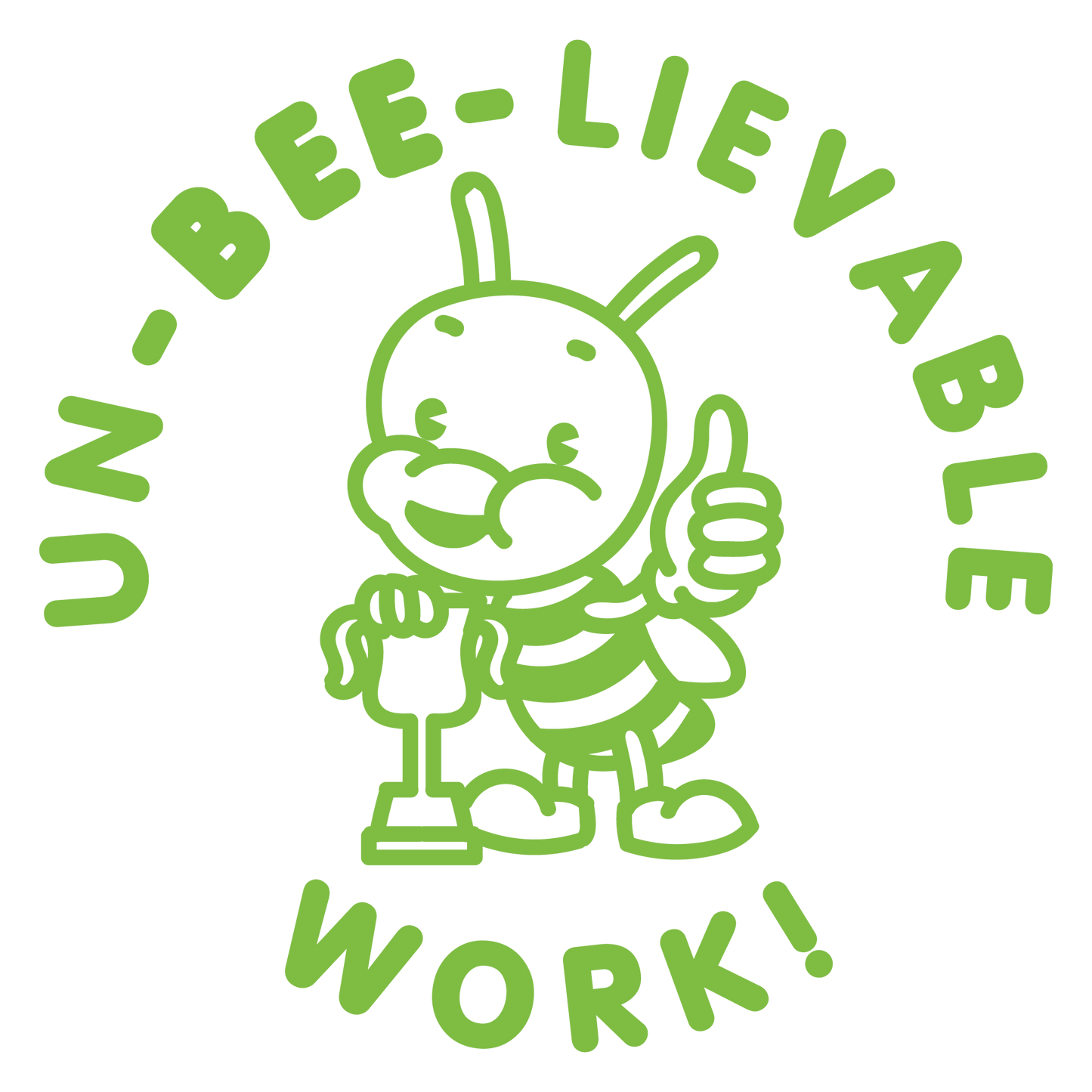 UN-BEE-LIEVABLE PUN STAMP