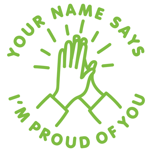 I'M PROUD OF YOU CUSTOMISABLE STAMP