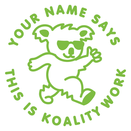 KOALA PUN CUSTOMISABLE STAMP