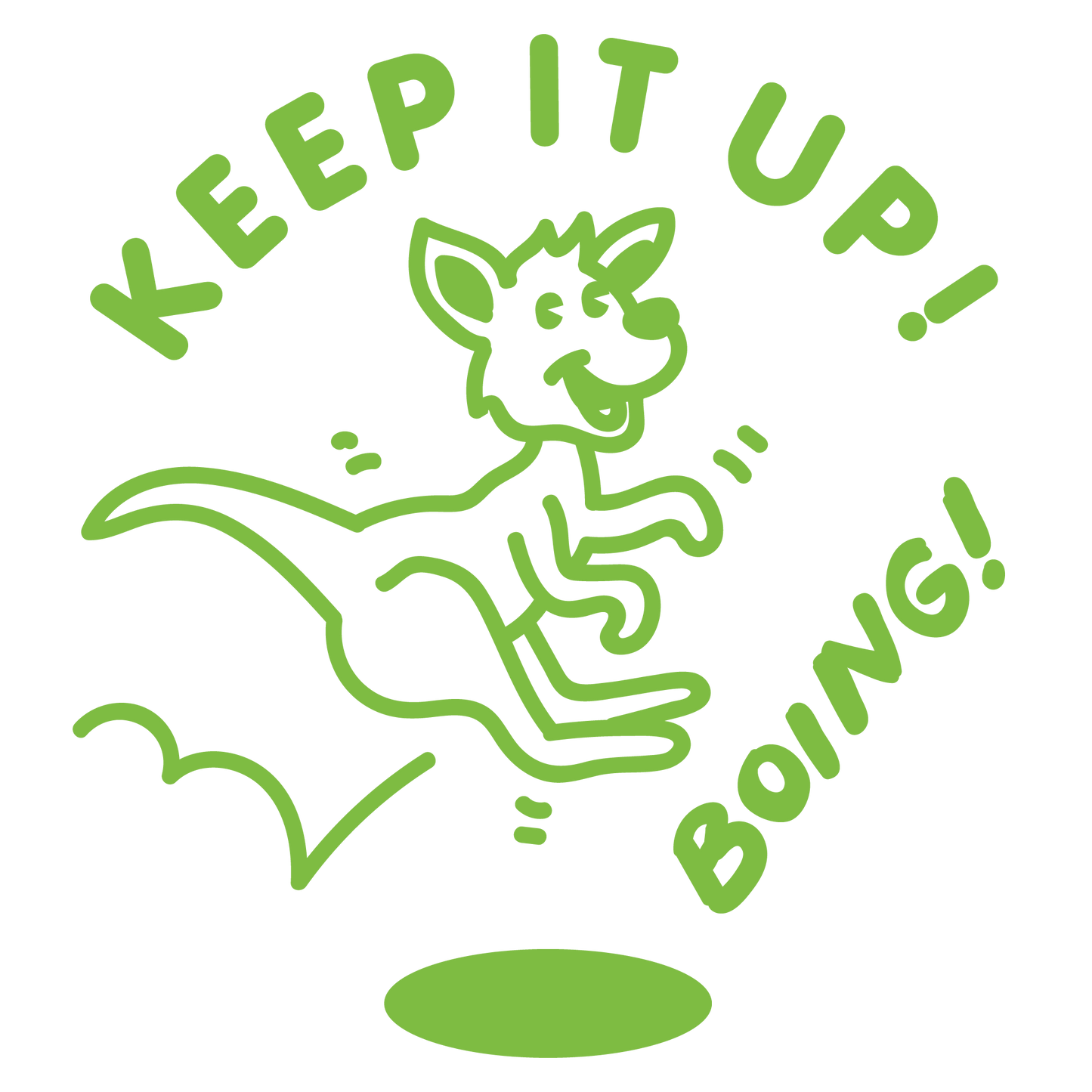 KANGAROO ENCOURAGMENT STAMP