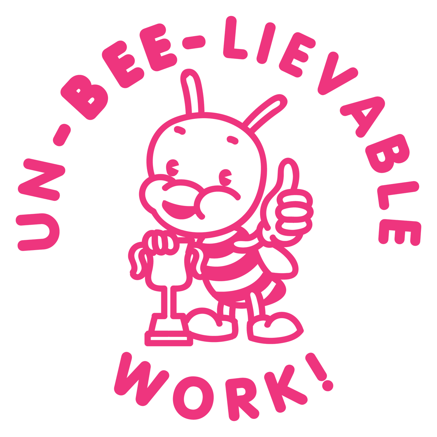 UN-BEE-LIEVABLE PUN STAMP
