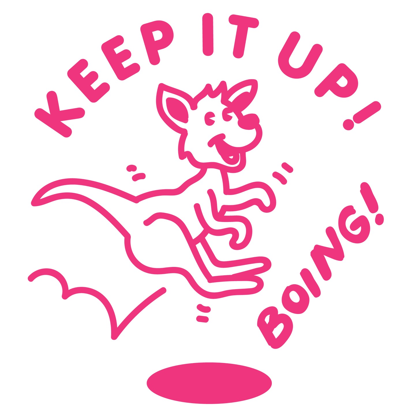 KANGAROO ENCOURAGMENT STAMP