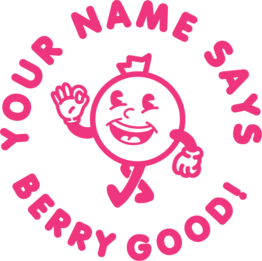BERRY GOOD CUSTOMISABLE STAMP