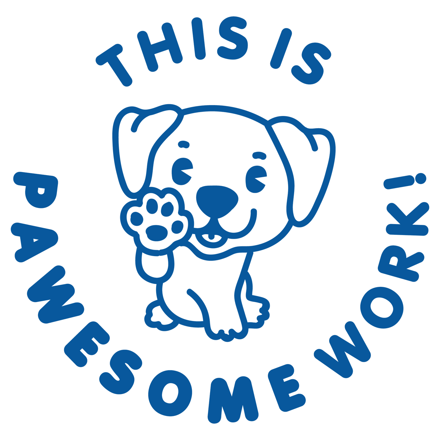 PAWESOME PUN PRE INKED STAMP