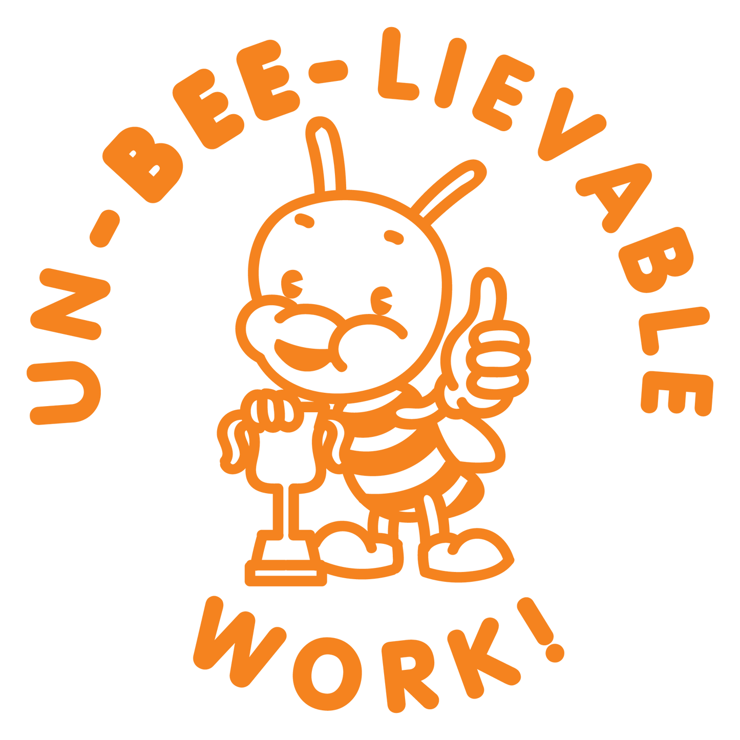 UN-BEE-LIEVABLE PUN STAMP