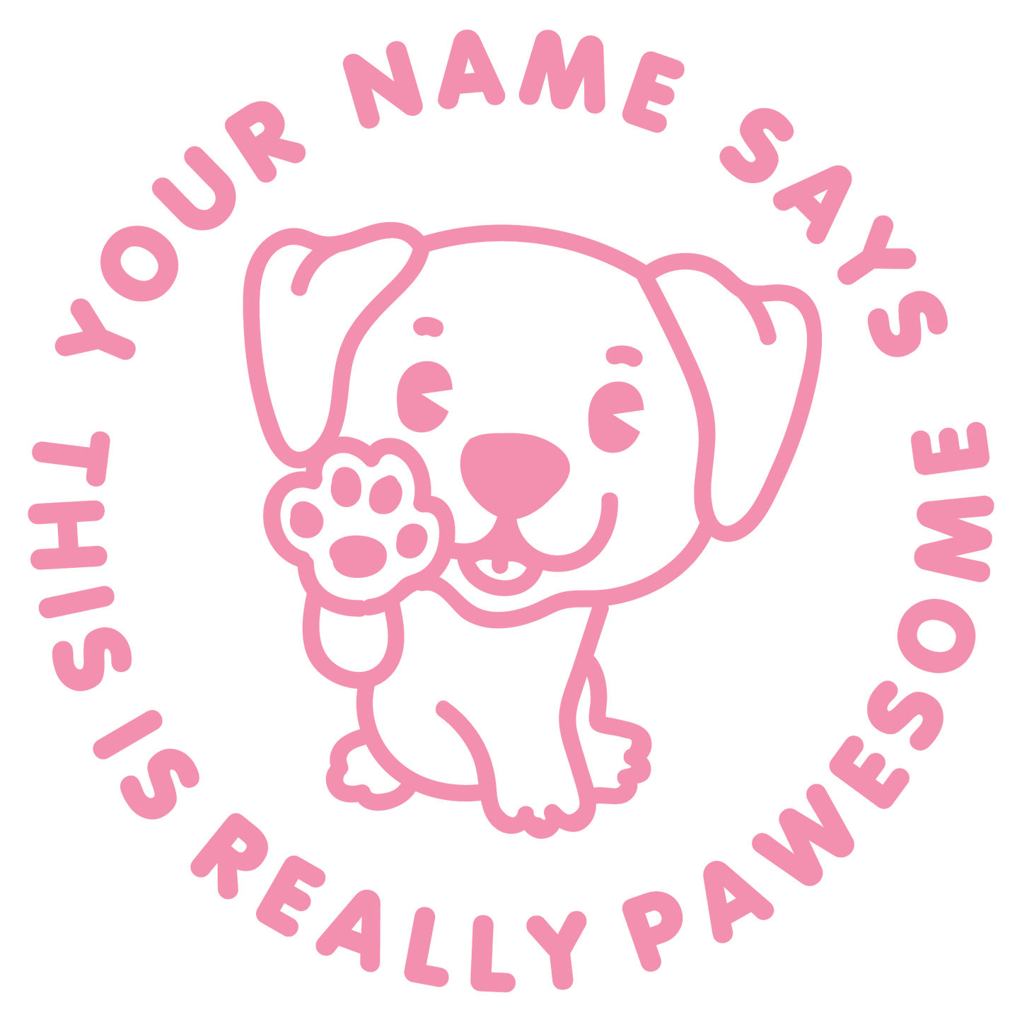 PAWESOME CUSTOMISABLE STAMP