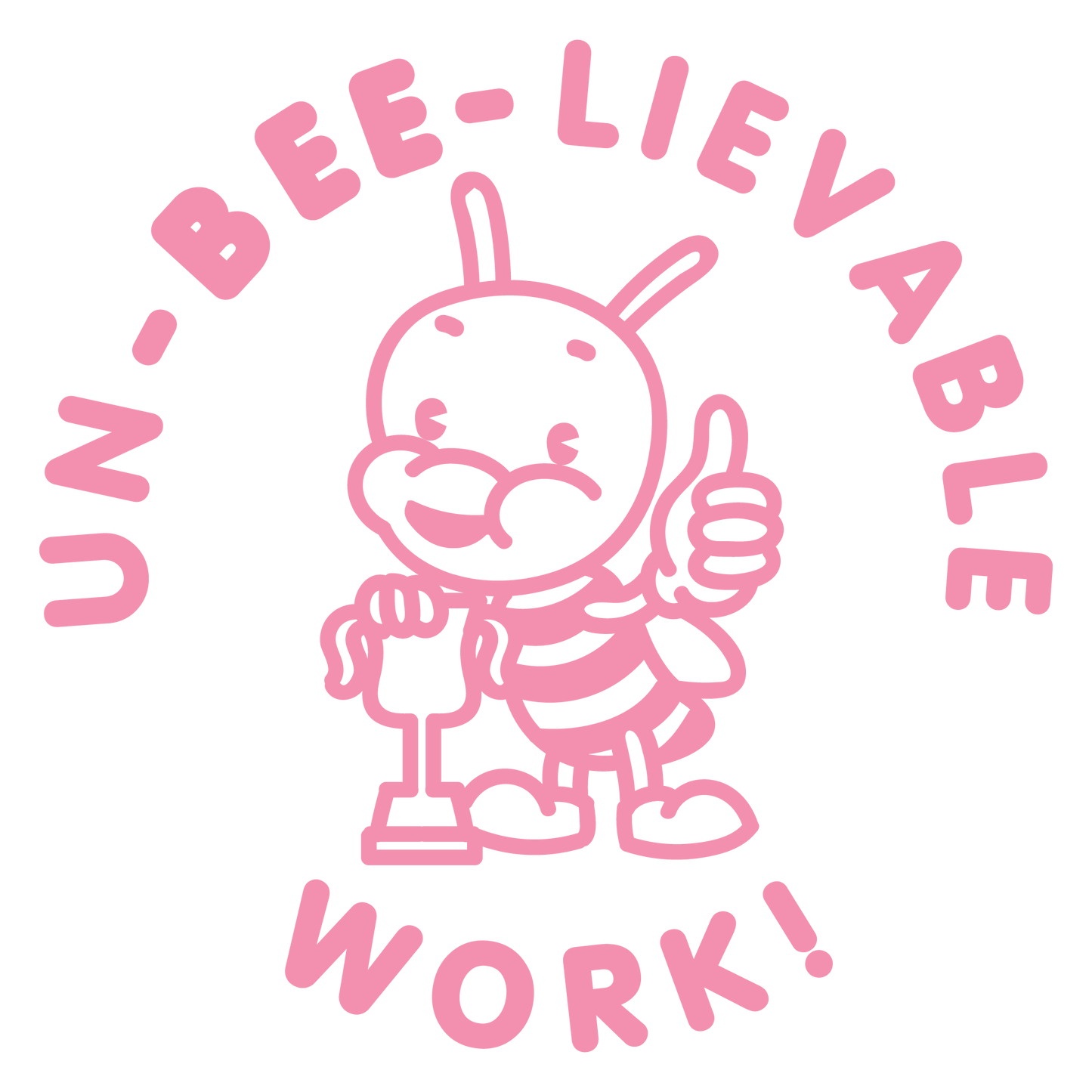UN-BEE-LIEVABLE PUN STAMP