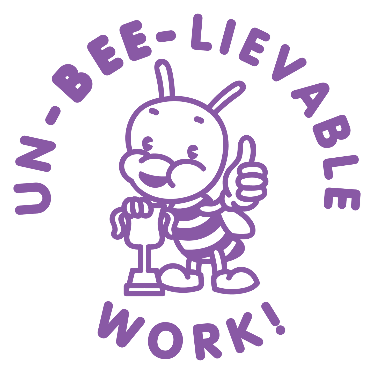 UN-BEE-LIEVABLE PUN STAMP