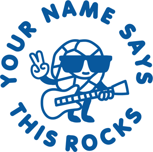 THIS ROCKS CUSTOMISABLE STAMP