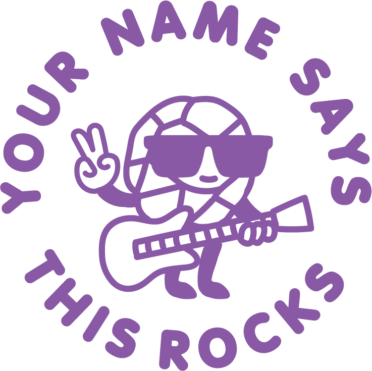 THIS ROCKS CUSTOMISABLE STAMP