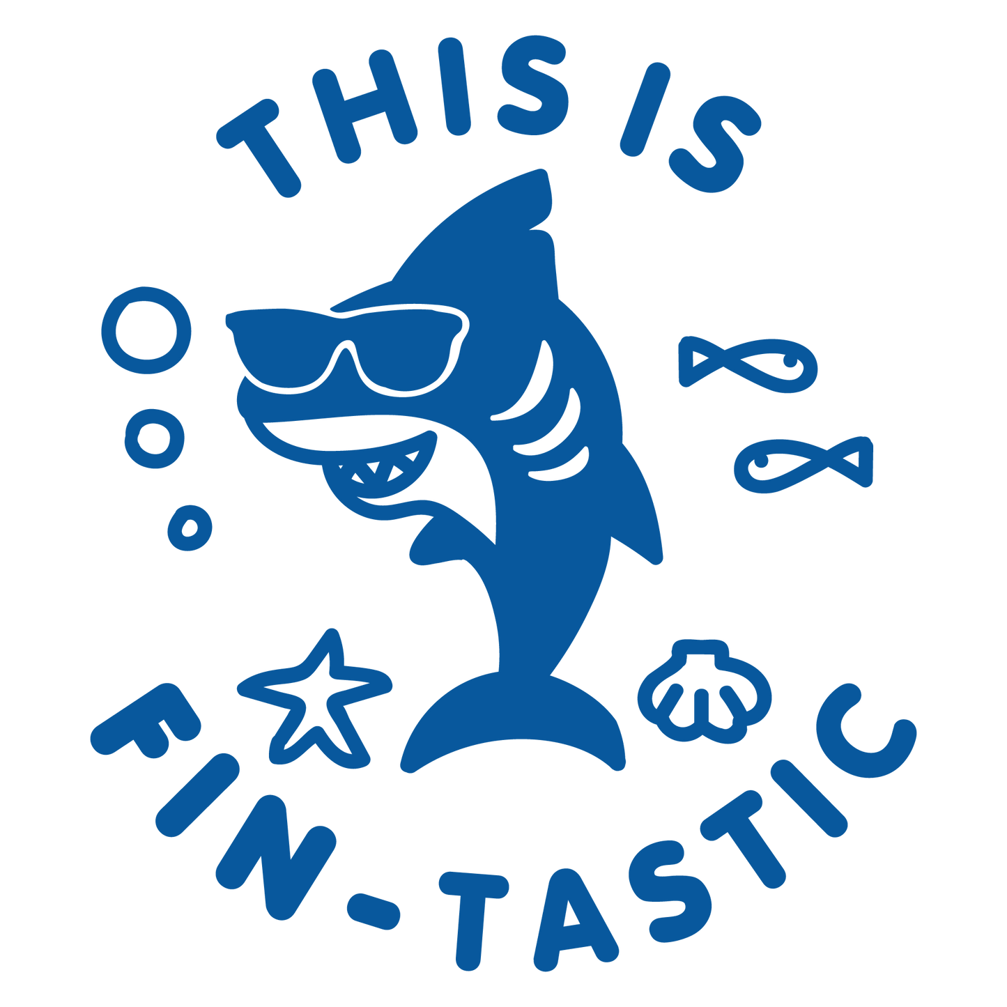 FIN-TASTIC PUN PRE INKED STAMP