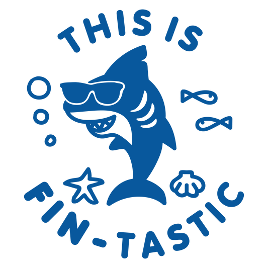 FIN-TASTIC PUN PRE INKED STAMP
